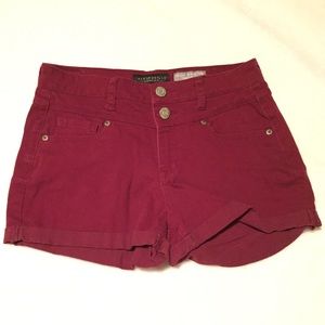 High waisted shorts
